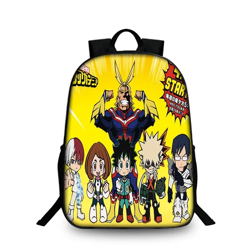 sac à dos my hero academy pour élèves du primaire et du secondaire