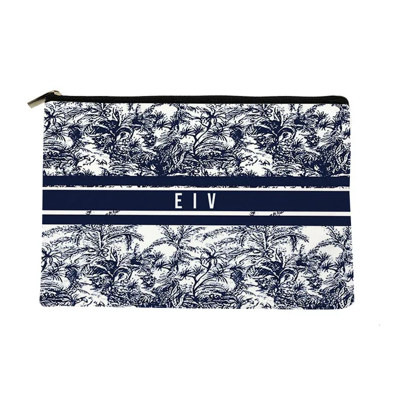 sac de maquillage avec nom personnalisé, cadeau de demoiselle d'honneur, organisateur de cosmétiques de voyage, sac latéral en toile pour dames, trousse à crayons, porte-monnaie de rangement 25