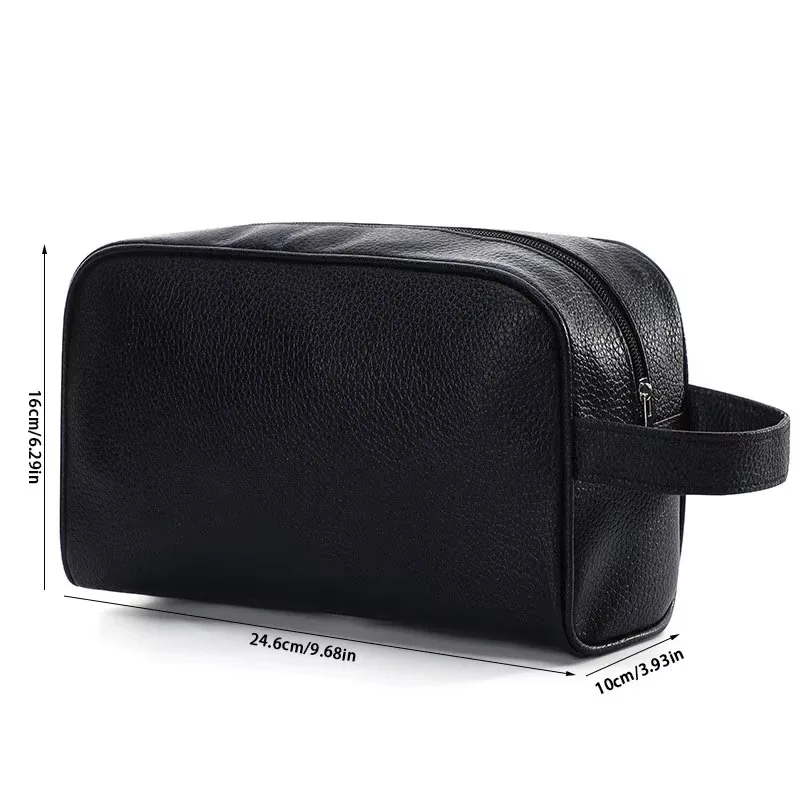 trousse de toilette portable personnalisable avec fermeture éclair, grande capacité, organisateur de maquillage, idéale pour le rangement des soins de la peau et des articles de toilette