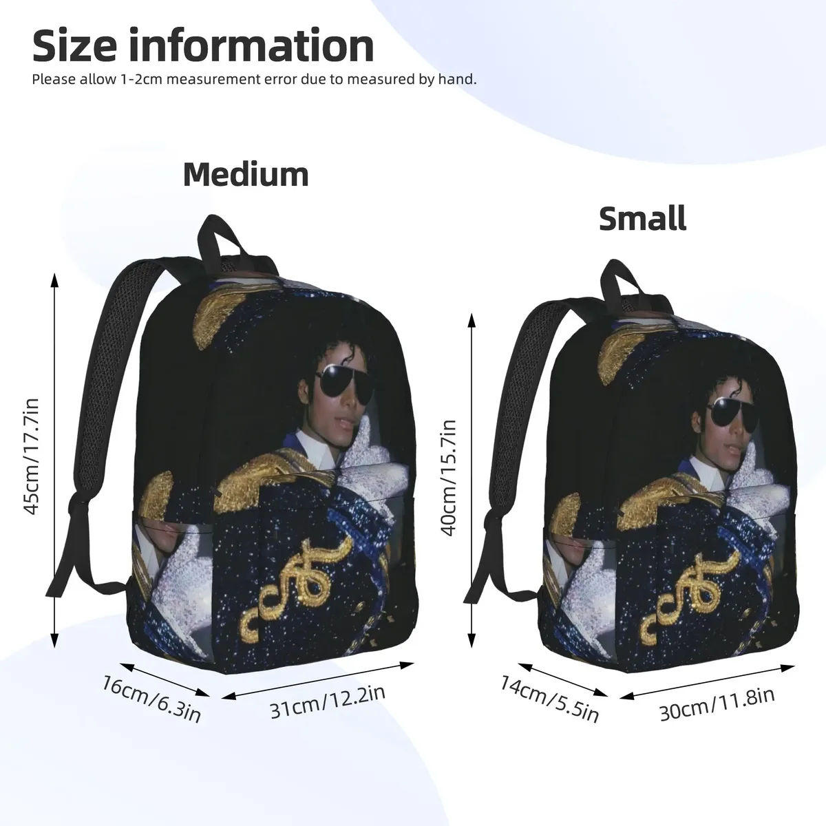 sac à dos michael jacksons musical movie 2026 pour hommes et femmes, sac à dos cool pour étudiants et professionnels, sacs en toile pour ordinateur portable, cadeau