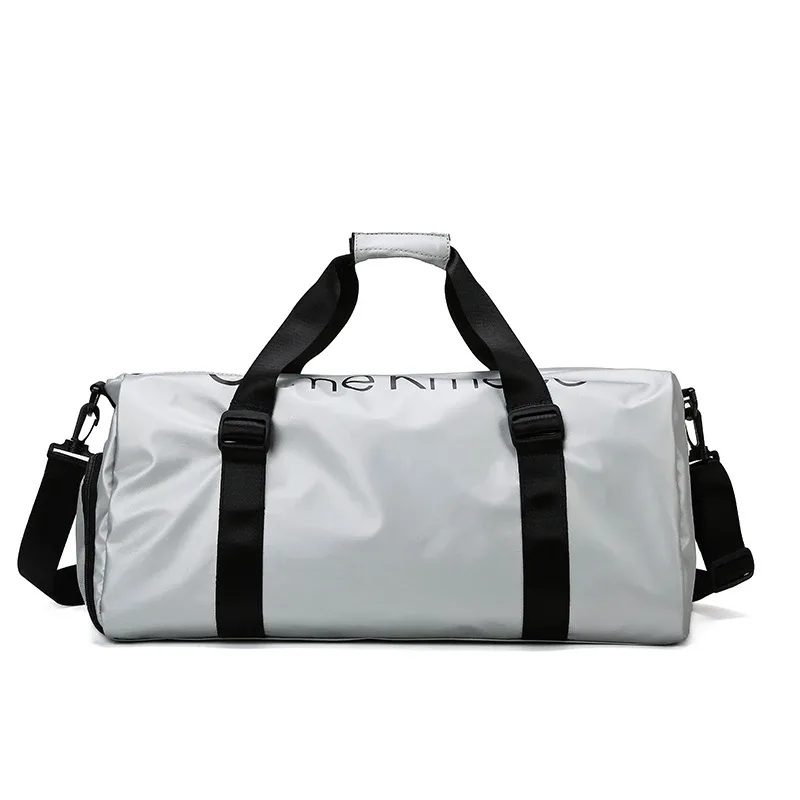 sac de voyage à bandoulière grande capacité pour hommes et femmes avec pochette pour trolley, compartiment sec/humide séparé, sac de sport, de gym, de natation, sac de voyage portable