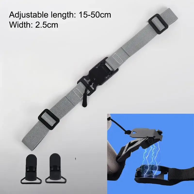 1 ensemble de sangles réglables pour sac à dos, sangle magnétique pour sac de poitrine, accessoires de sangle pour sac tactique de camping en plein air [g32]