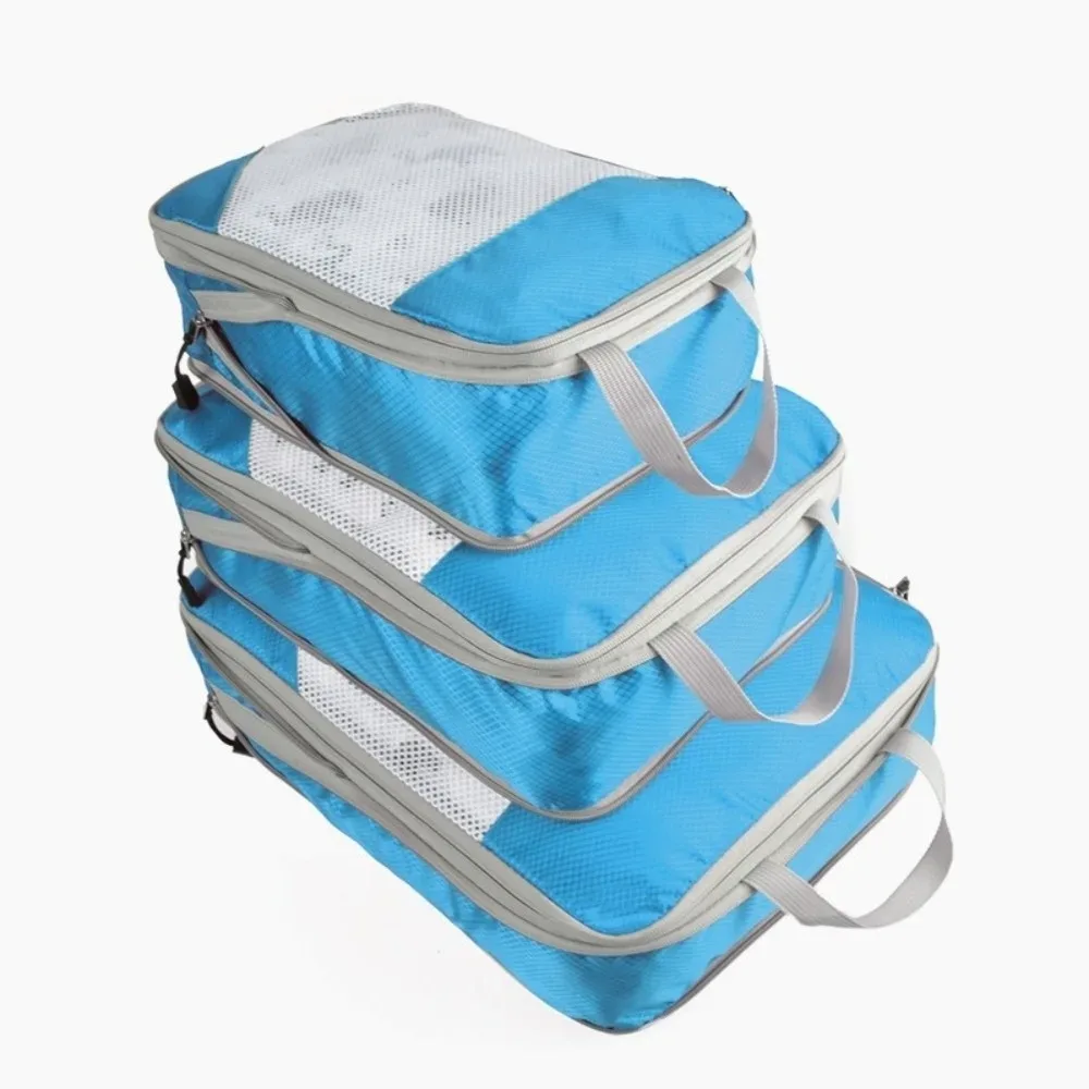 sacs de compression en nylon, organisateurs de vêtements imperméables et peu encombrants, extensibles et pliables, pochettes de tri pour vêtements, camping