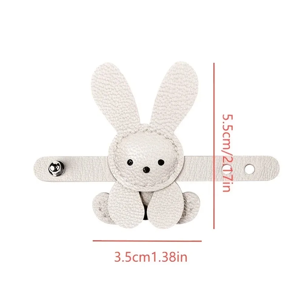 un charmant et mignon porte-clés en forme de lapin, orné de petites décorations adorables, parfait pour accrocher aux sacs à dos et aux sacs à main, accessoire de sac.