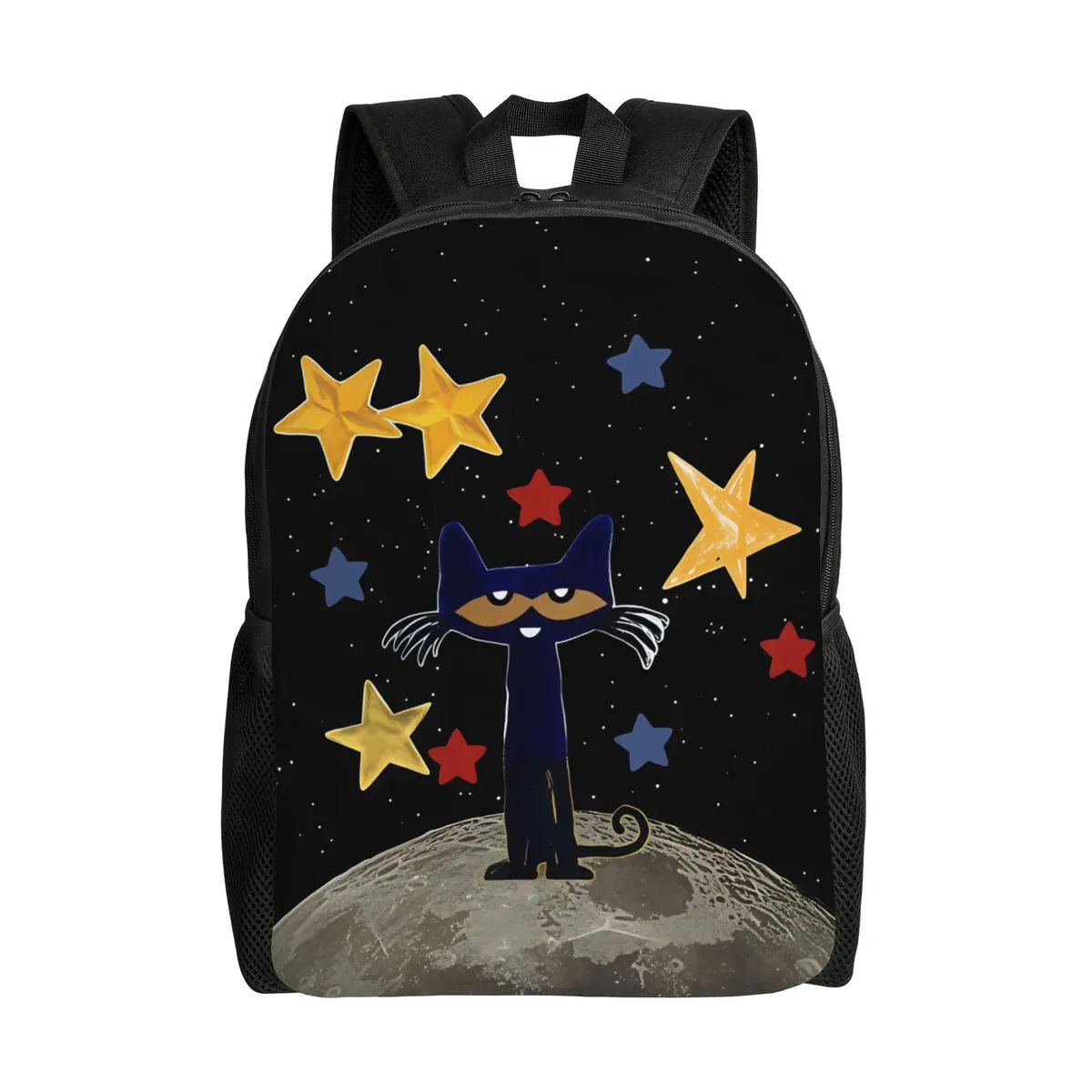 sac à dos pete cat, sacs à dos de loisirs pour femmes, sacs de camping respirants, sacs d'école secondaire, sac à dos coloré