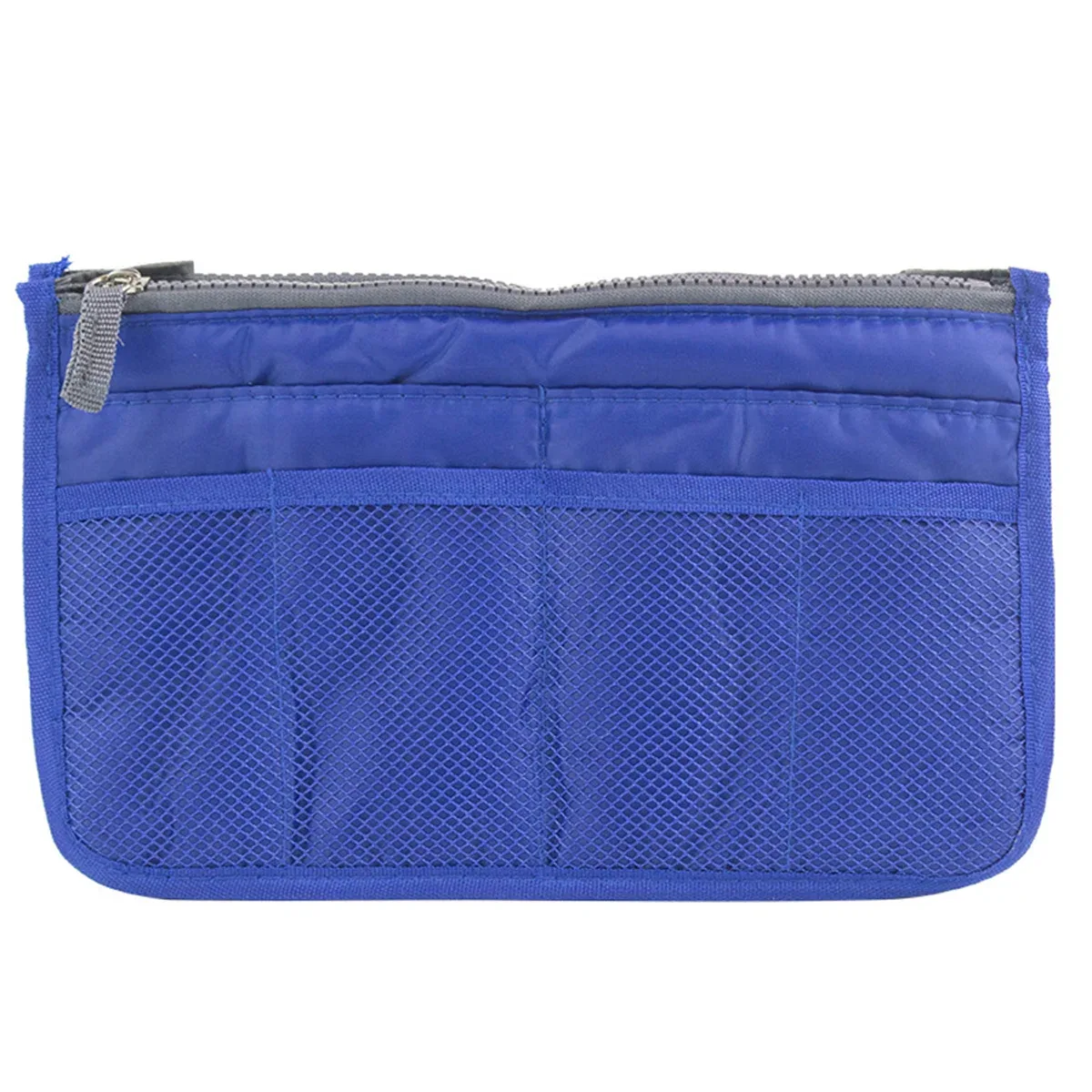 sac de maquillage multifonctionnel de grande capacité, sac de voyage portable à double fermeture éclair, sac de rangement pour articles de toilette, sac pour maman, sac cosmétique multi-poches