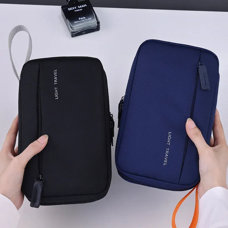 nouvelle trousse de toilette portable, sac de rangement multifonctionnel de grande capacité, trousse de maquillage pour homme, organiseur de cosmétiques, indispensable pour les voyages