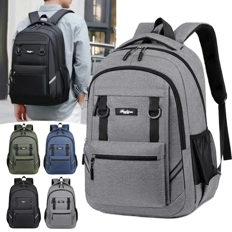 Sac à dos multi-poches pour hommes et femmes – Design spacieux et imperméable pour une école et les déplacements robustes