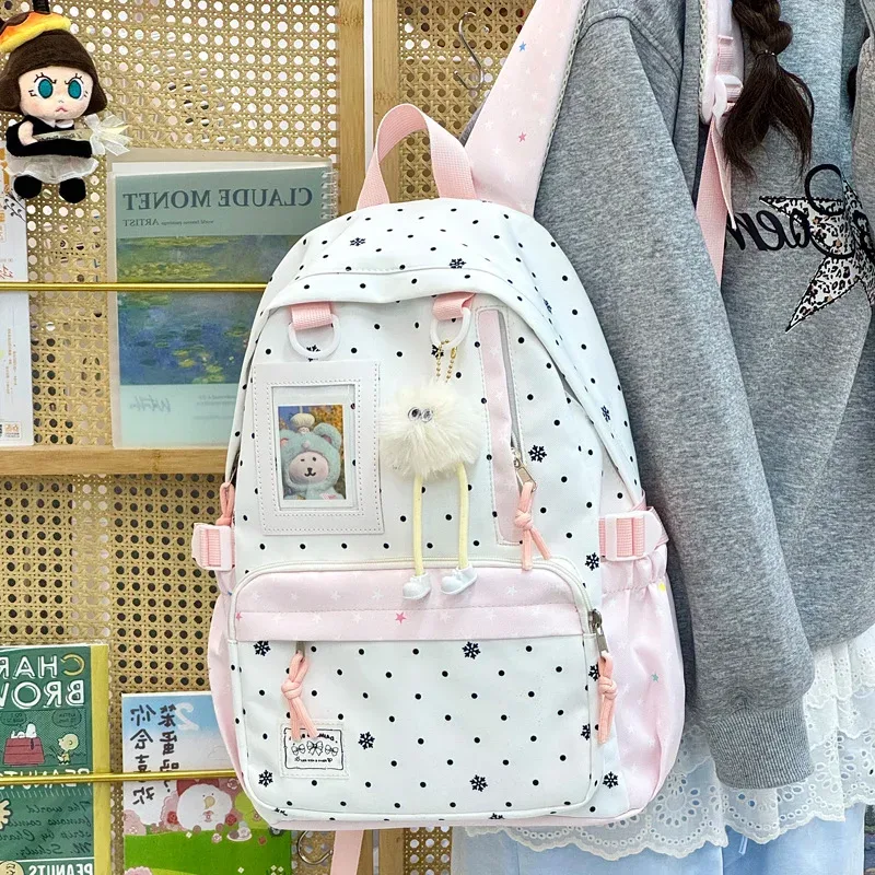 nouveau sac à dos imprimé grande capacité pour femmes, sac à dos décontracté pour étudiantes du collège, du lycée et des écoles primaires