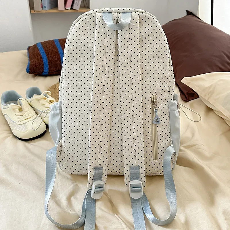sac à dos kawai grande capacité pour femmes, polyvalent pour les lycéennes et les étudiantes, sac à dos tendance style instagram