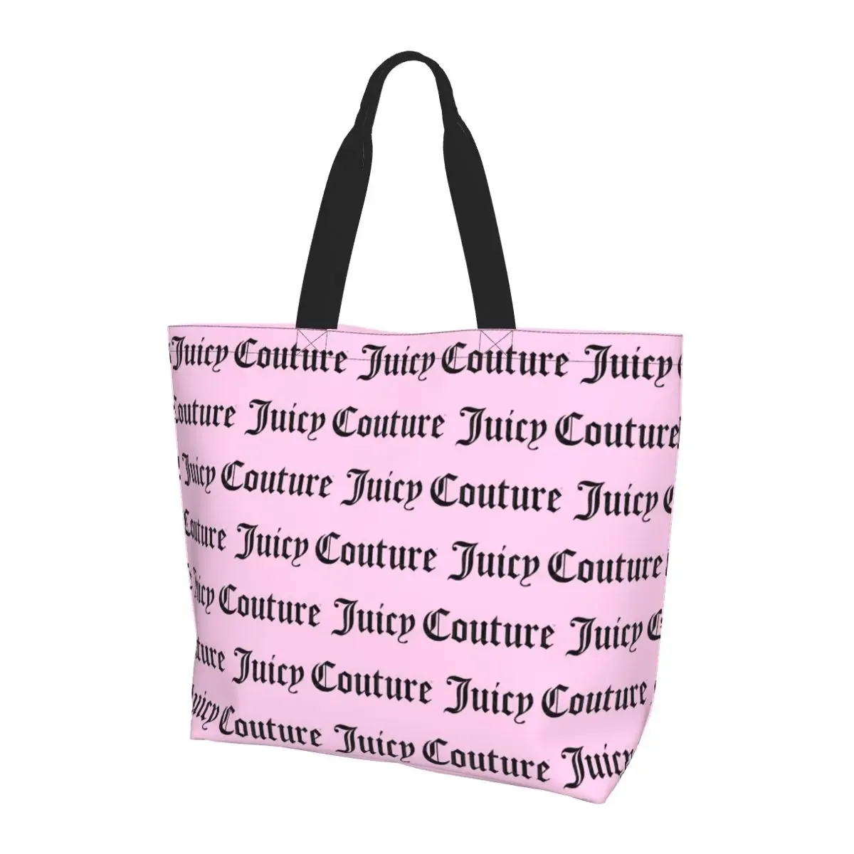 sac fourre-tout classique juicy couture en toile, grande capacité, sac à bandoulière, sac de courses pour femmes