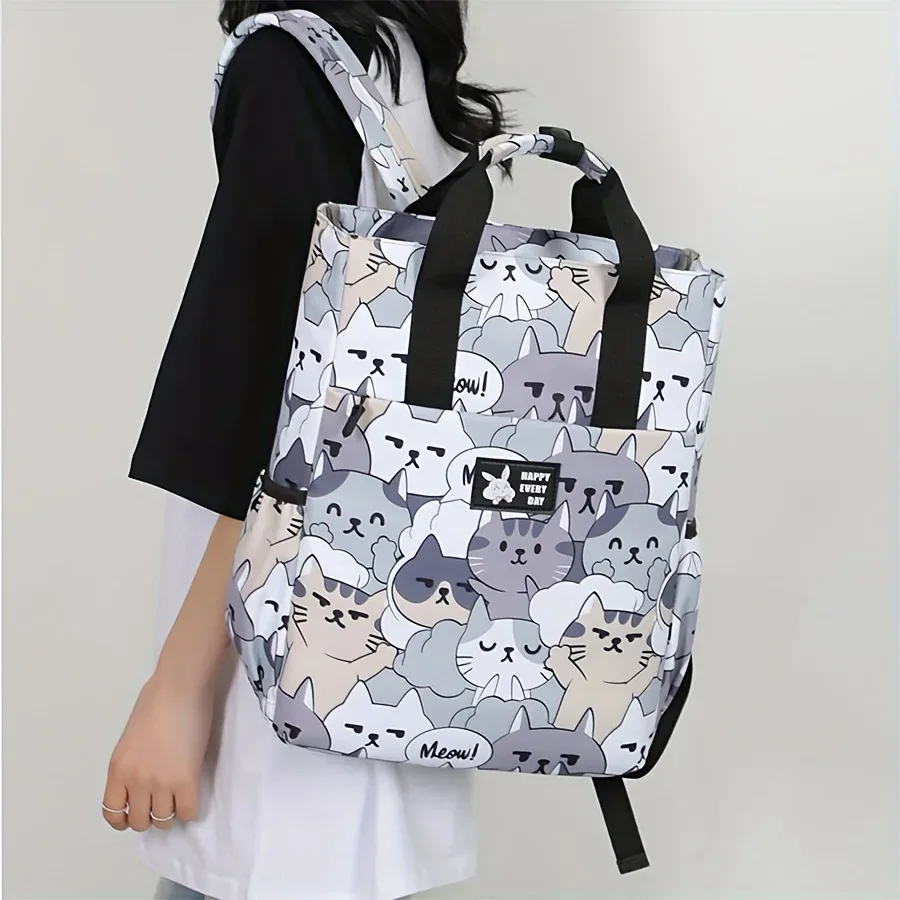 sac à dos de dessin animé d'affaires de 15.6 pouces, sac de voyage de conférence, cartable d'étudiant, sac multifonctionnel pour ordinateur portable, sacs à dos