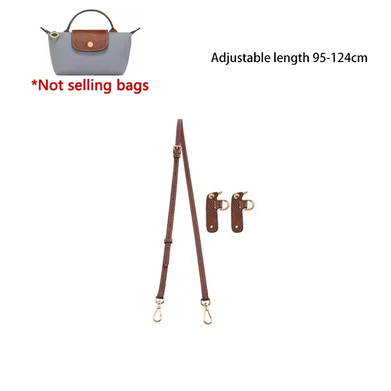 mini sacs à bandoulière en cuir adaptés aux mini pochettes longchamp, accessoires de sac à bandoulière réglables