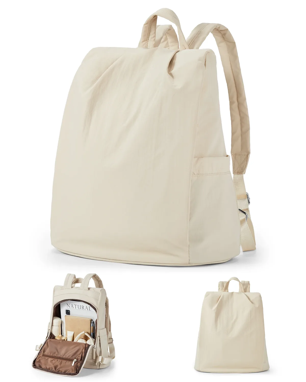 sac à dos pour femmes, sac à dos moderne simple, sac à dos de travail léger pour femmes, sac à dos de voyage antivol