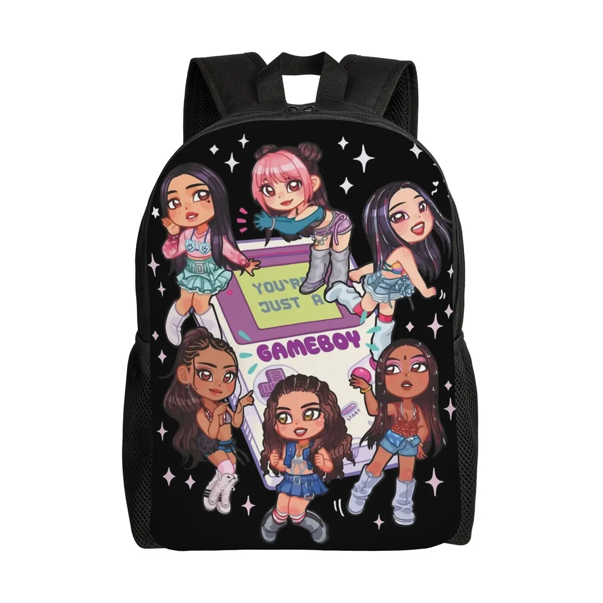 sac à dos katseye kpop pour hommes, femmes, adolescents, lycéens, sac à dos d'affaires, sacs en toile pour l'université, durables