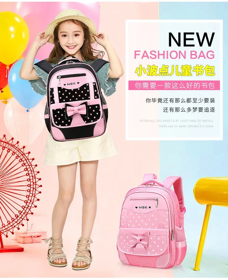 sac à dos ergonomique avec nministériels d pour élève du primaire, version coréenne japonaise, pour enfant, fille, protège la colonne vertébrale