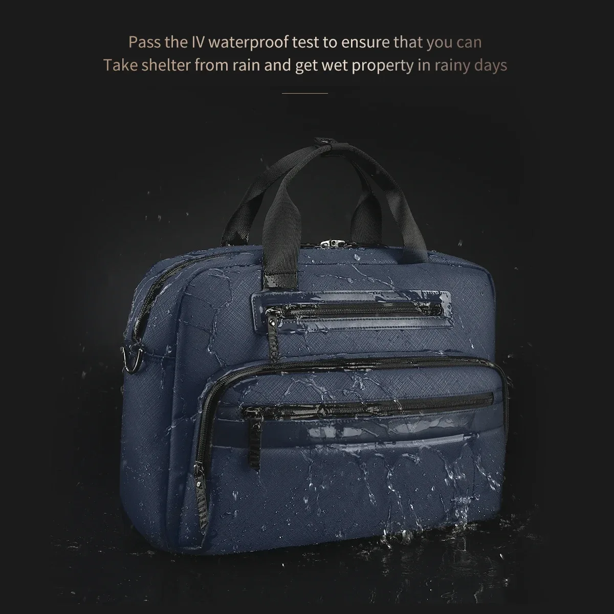 tig10u-étui à bombes étanche pour hommes d'affaires, sac à main pour ordinateur portable, sac messager de voyage, série allergique, mode, 12-14.1"