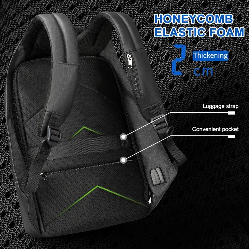 tigernu hommes sacs à dos 15.6 pouces sac à dos pour ordinateur portable anti-vol sac pour hommes pour femmes voyage sac à dos pour l'école mochilas sacs à dos