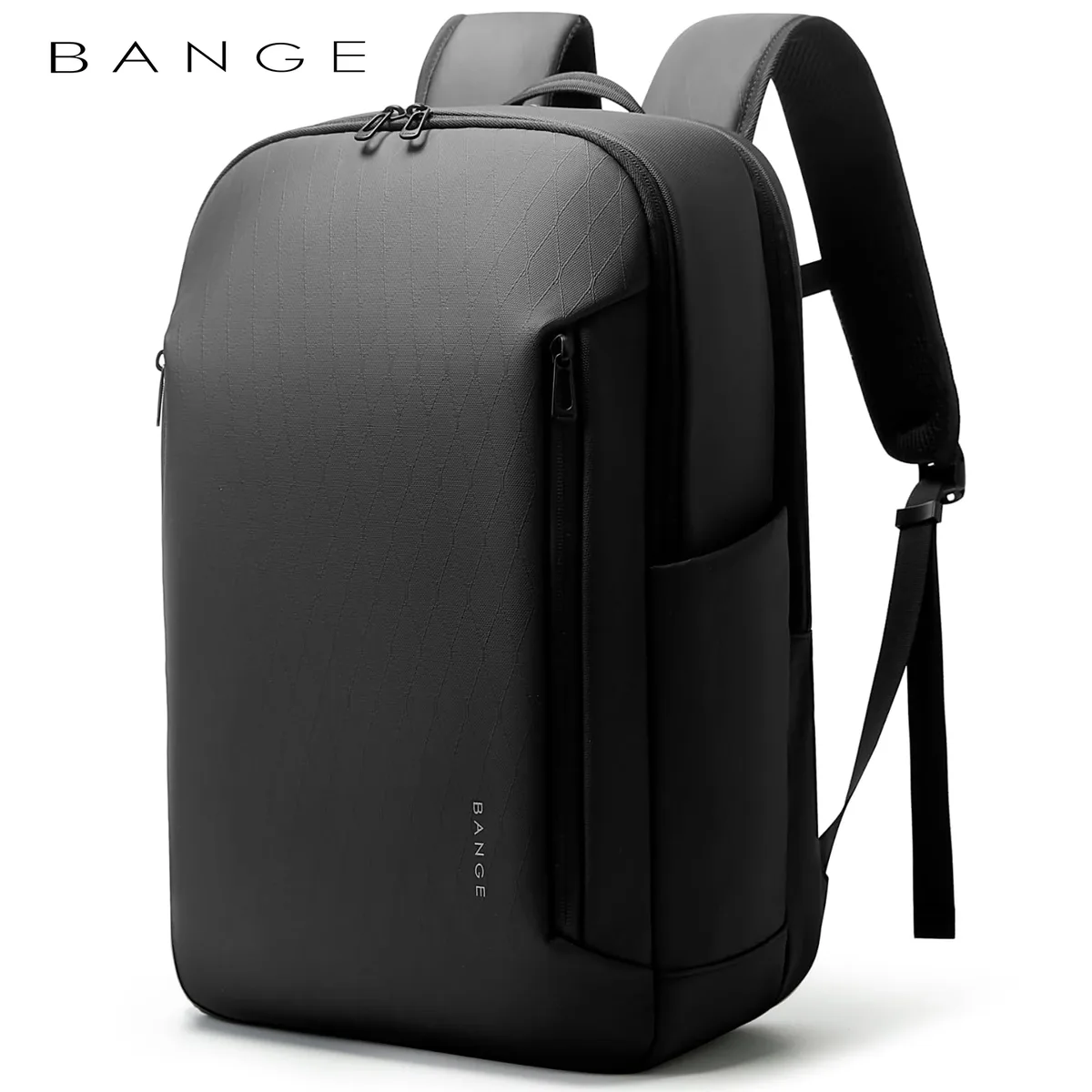 BANGE nouveau décontracté multi-poches grande capacité quotidien 15.6 pouces ordinateur portable léger étanche pour voyage d'affaires spacieux hommes sac à dos avec YKK