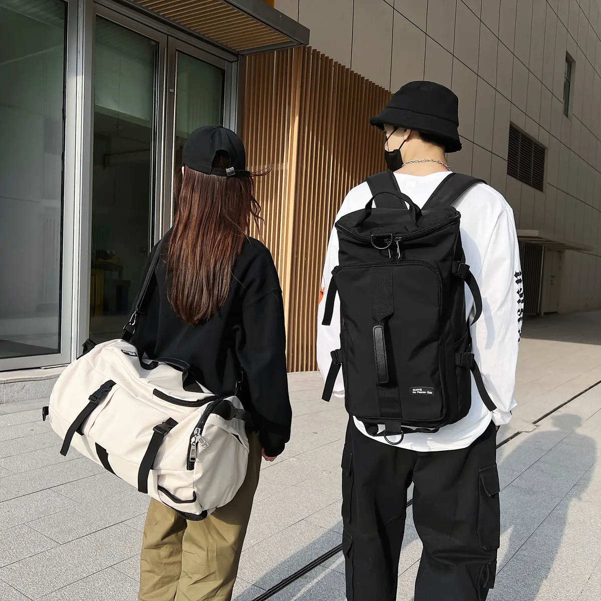 nouveau sac de voyage unisexe tendance, sac à main de haute qualité, sac à bagages grande capacité, sacs à dos imperméables, sac à main de style simple