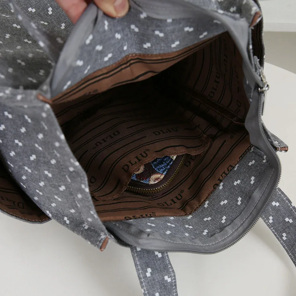 sac fourre-tout en tissu, sac de rangement pour boîte à lunch, sac à lunch, sac polyvalent pour les trajets de travail, adapté pour les sorties shopping et l'utilisation quotidienne.