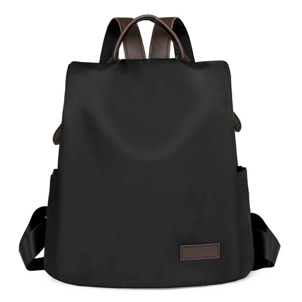 sac à dos classique en nylon de grande capacité pour hommes, sac d'école oxford de 15.6 pouces, étanche, plusieurs poches, sac à bandoulière de voyage
