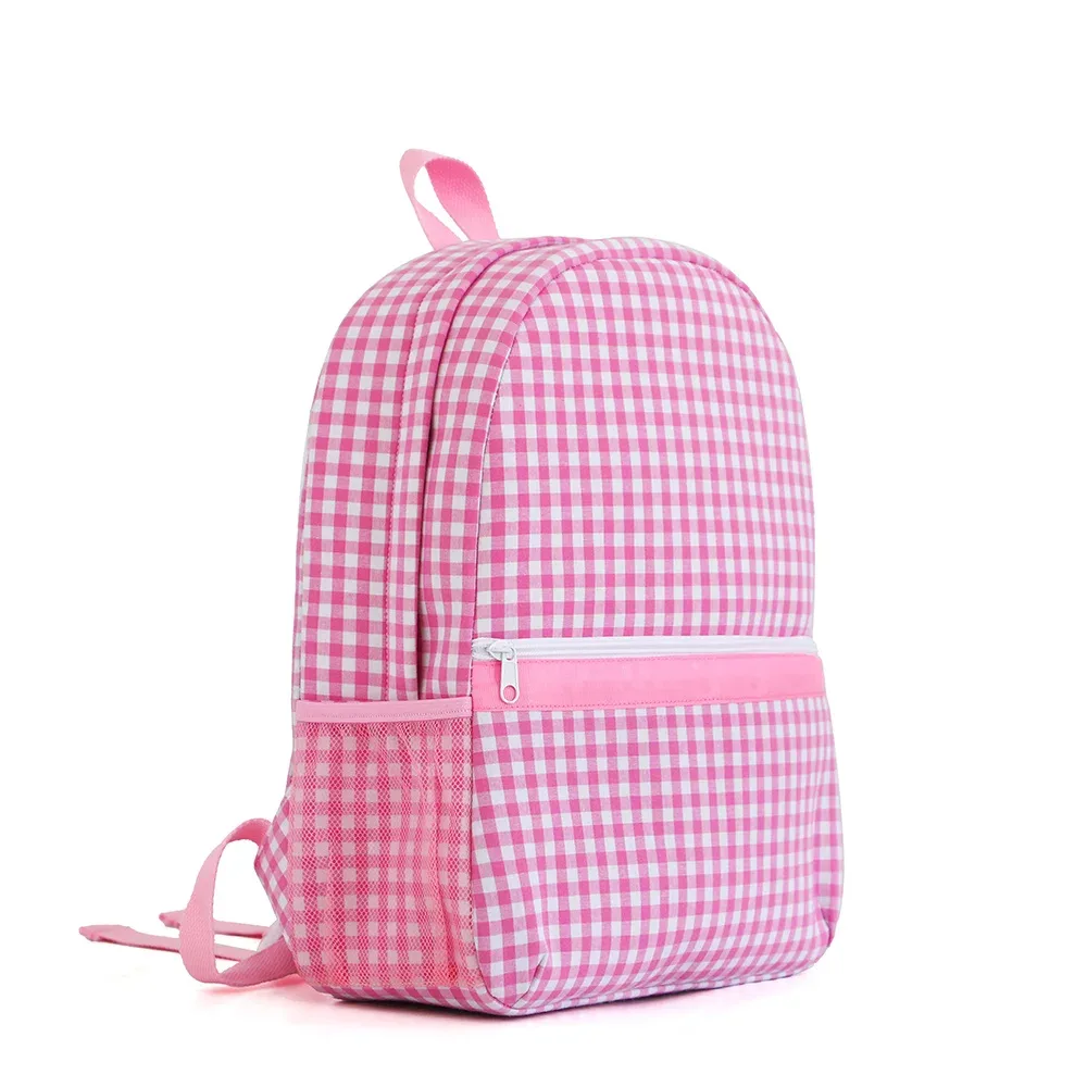 sac à dos scolaire pour tout-petits, sac à dos mignon à carreaux pour filles, enfants, 12 pouces pour la maternelle, 15 pouces pour les adolescents du secondaire