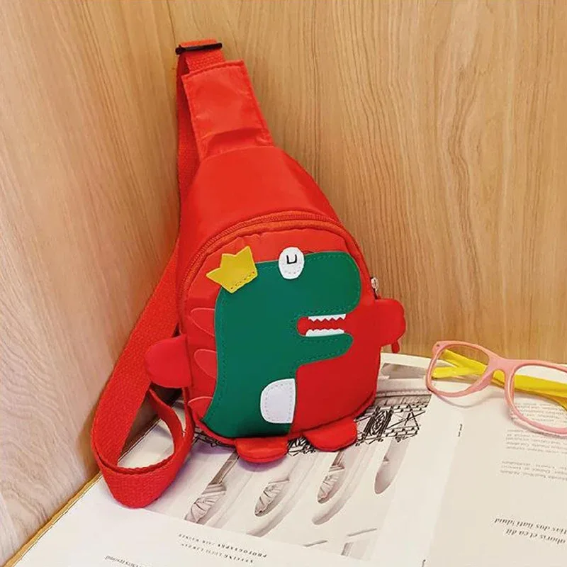 mode dessin animé dinosaure sacs à bandoulière garçons filles mignon enfants poitrine sacs épaule messager voyage sac à dos pour les enfants