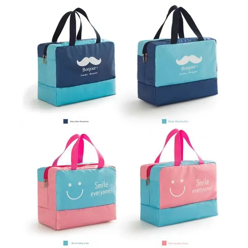 sac de voyage de grande capacité, sac de rangement pour maillot de bain, sac à main, sac de plage, sac de séparation sec et humide pour voyage et natation