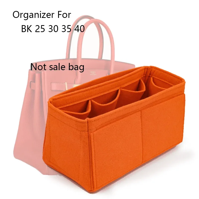 Organisateur personnalisé pour H Bir Kins 25 30 35, sacs à insérer, fourre-tout de maquillage, sac à main pour femmes, fourre-tout, doublure cosmétique, garde le façonneur