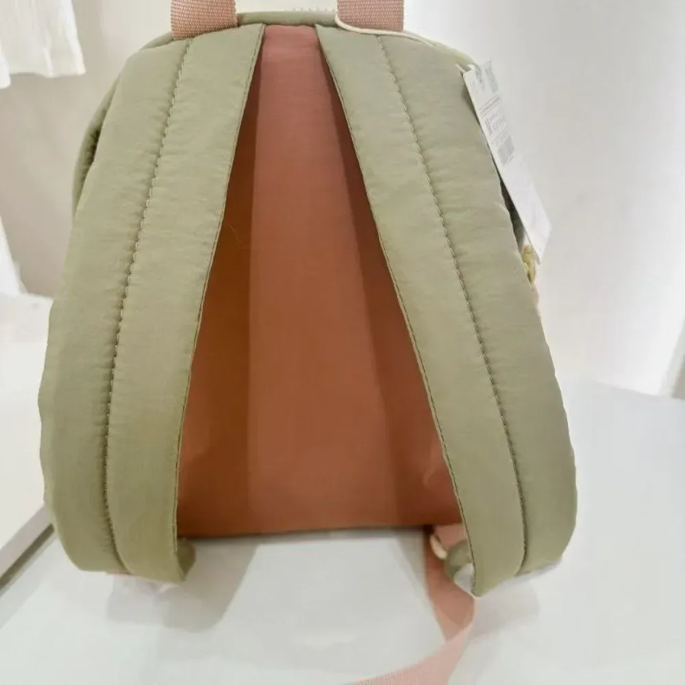 sac à dos en nylon pour enfants, broderie fruits, dessin animé, sac de jour en tissu, double épaule, pour étudiants, école maternelle