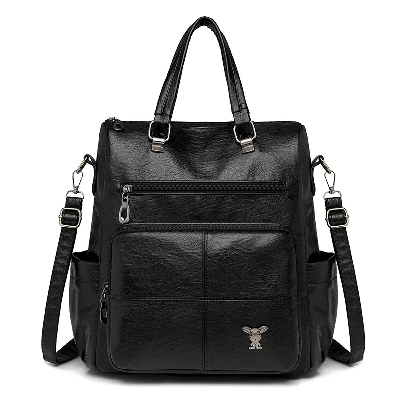 sac à bandoulière en cuir souple pour femmes, sac à bandoulière multifonctionnel à la mode, sac à main polyvalent pour les déplacements, nouvelle collection 2025