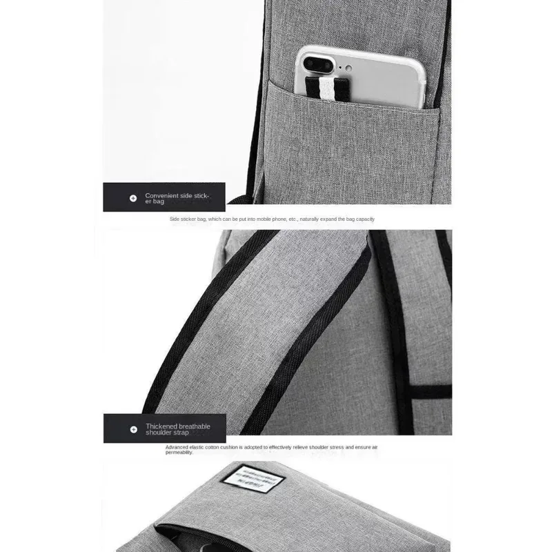sac à dos minimaliste décontracté pour hommes, sac à dos polyvalent de grande capacité pour écoliers, sac de voyage pour ordinateur, sac à dos unisexe lavable