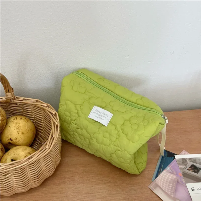 nouveau motif de fleur femmes trousse de maquillage articles de toilette organisateur de cosmétiques sac à fermeture éclair pochette de lavage de voyage sac cosmétique femme sacs de maquillage
