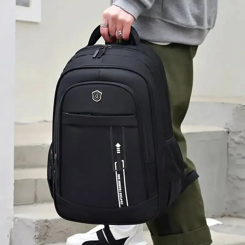 sacs à dos multi-compartiments pour hommes, double épaule, décontracté, pour ordinateur portable, randonnée en plein air, en tissu oxford