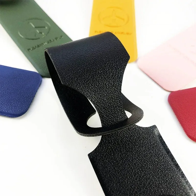 étiquette de bagage en cuir pu, 1 pièce, identifiant de valise à bagages créatif, support d'identification, étiquettes d'embarquement, étiquette portable, accessoires de voyage