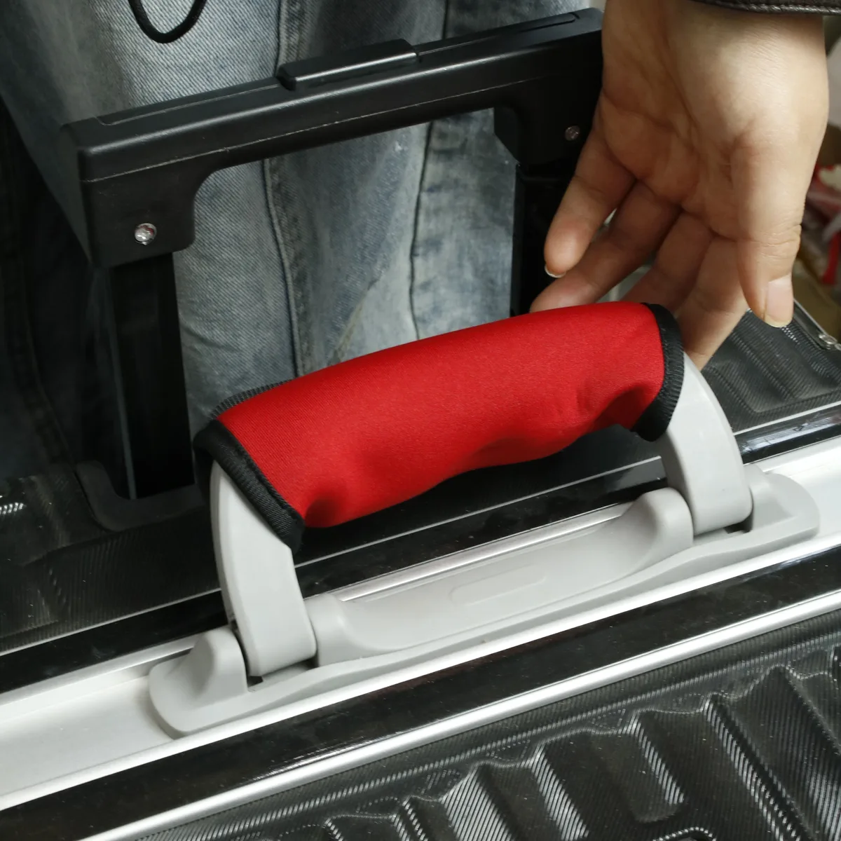 enveloppes de poignée de bagage avec nom personnalisé pour valise, identifiants de bagages personnalisés, enveloppe de poignée en velcro personnalisable,