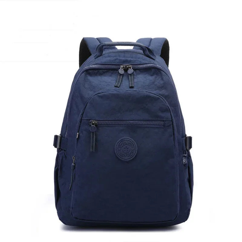 nesitu haute qualité léger étanche a4 ordinateur portable garçon fille hommes femmes sac à dos cartable sac de voyage bleu noir gris m0983
