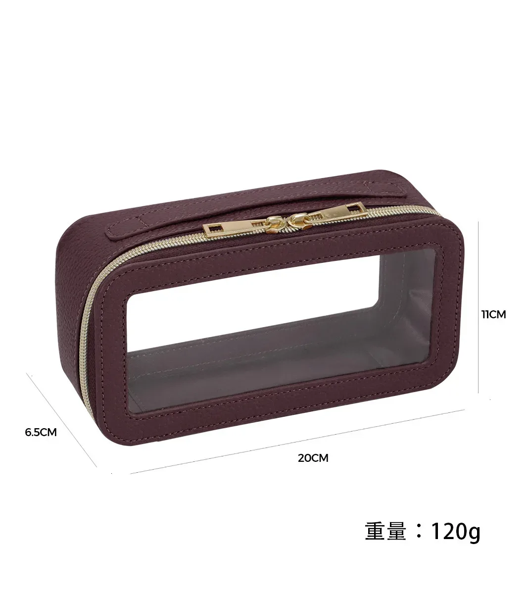sac de voyage de luxe portable pour cosmétiques, personnalisable avec nom, en cuir pu, fermeture éclair, grande capacité, trousse de maquillage transparente, étanche, trousse de toilette