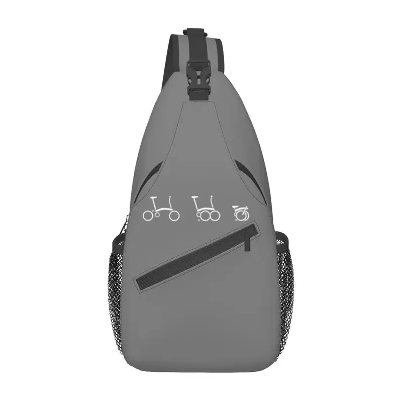 bromptons-sac à bandoulière de vélo pour homme, sac à dos à bandoulière poitrine, sac à dos de voyage, mode initiée