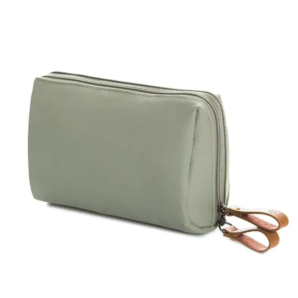 sac de maquillage portable pour femmes, 1 pièce, sac à cosmétiques, pochette pour pièces de monnaie, sac de rangement, mini sac de rouge à lèvres, petit sac de toilette, étui de rangement