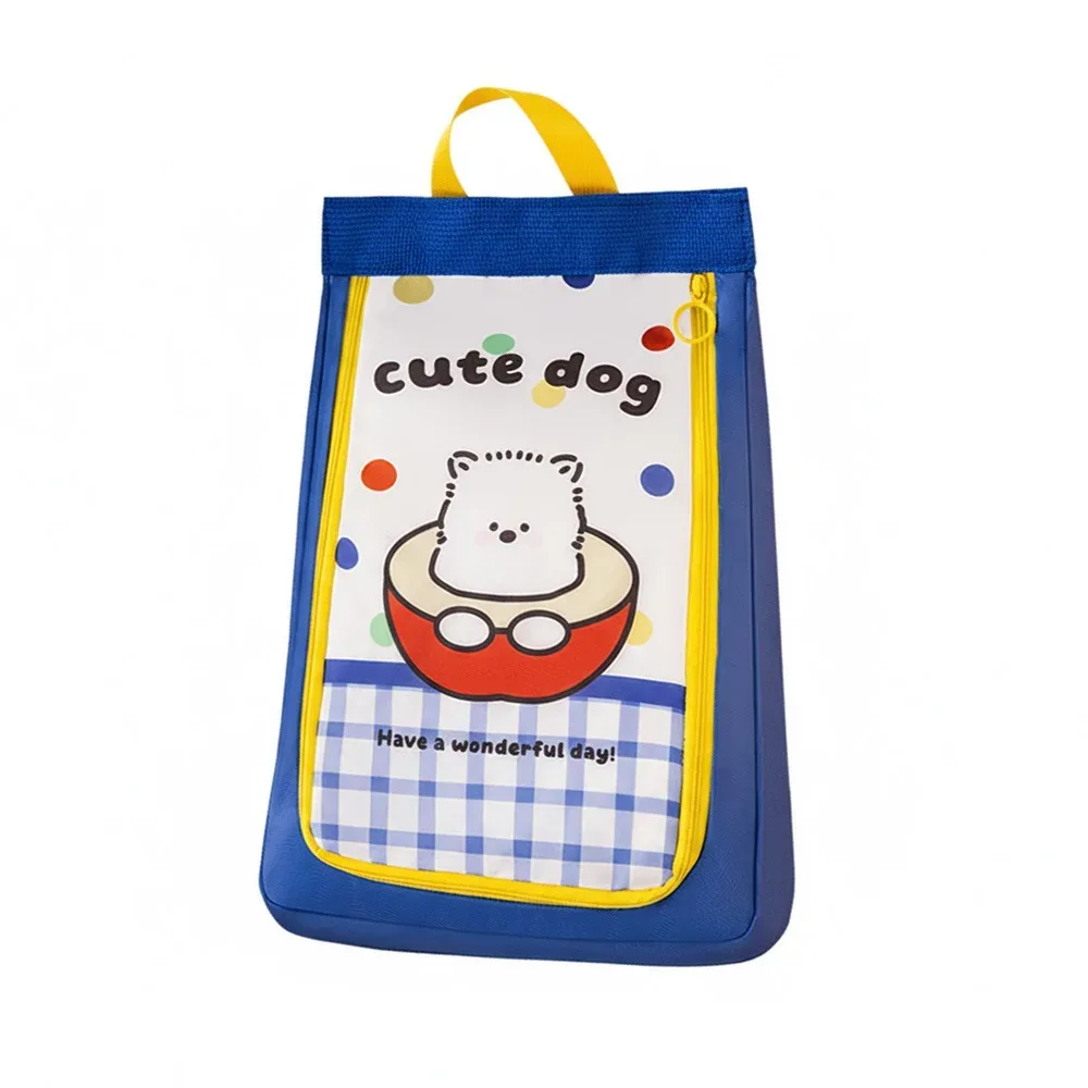 sac à chaussures double couche pratique, motif animal de dessin animé, sac de rangement séparé pour chaussures, sac de voyage étanche portable, protection des chaussures