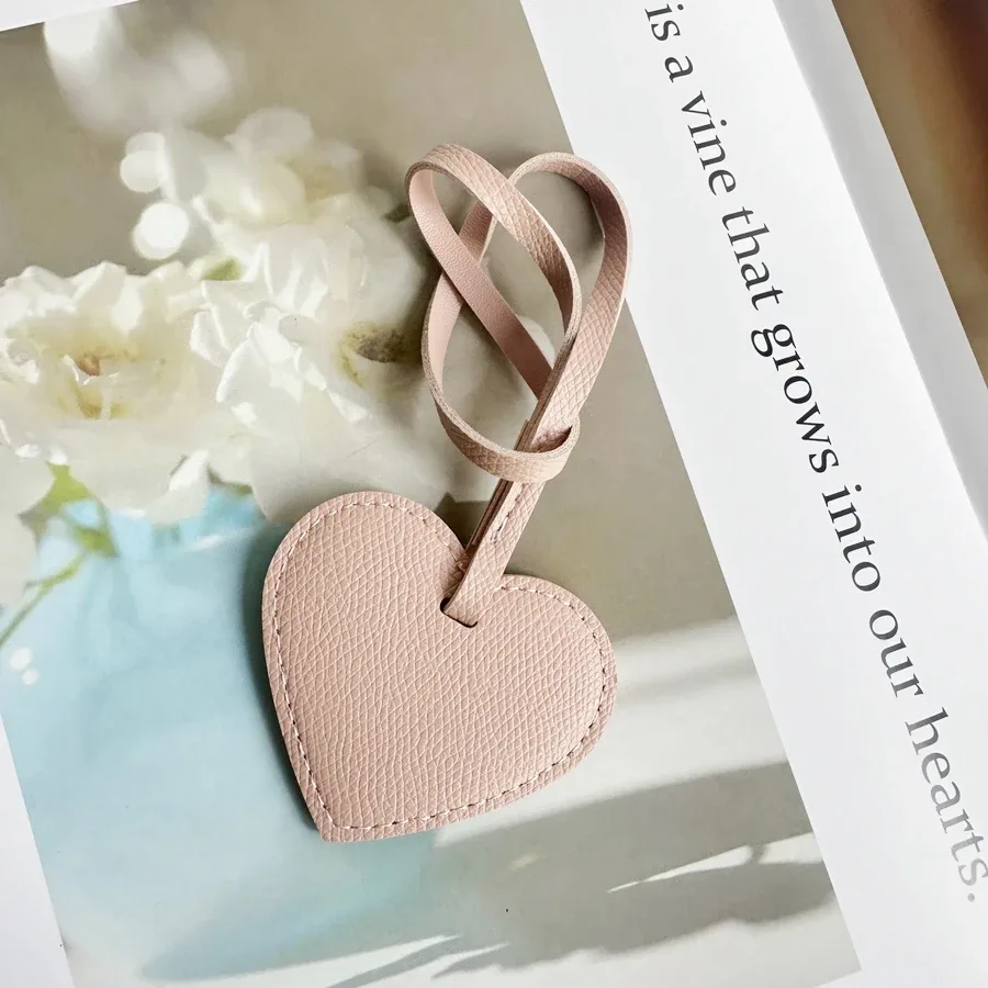 pendentif sac à main en cuir pu pêche personnalisé avec initiales gratuites pour femme, breloque porte-clés de haute qualité noir, cadeau pour l'école, décoration de sac à dos