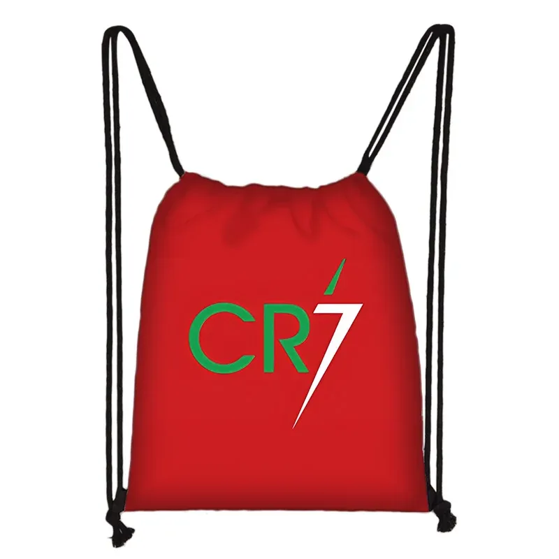 1 sac à cordon imprimé étoile de football, léger et durable, sac de rangement pour le sport, la remise en forme et le yoga