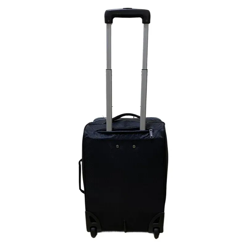 Bagage à main de 20 pouces, valise légère pliable avec roulettes et poignée télescopique, sac de voyage Oxford résistant à l'eau