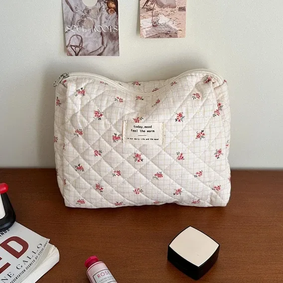 sacs à cosmétiques de grande capacité pour femmes, étuis décontractés pour dames, petit sac de rangement avec fermeture éclair, pochette de voyage pour femme, petits sacs à main
