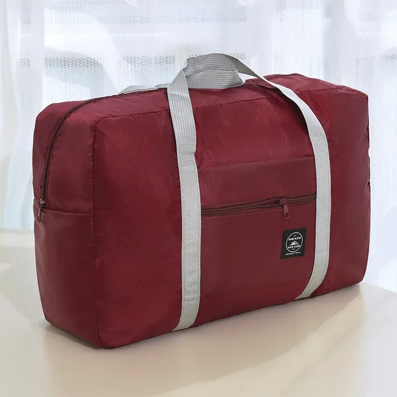 sac de rangement pour bagages de grande capacité, sac de voyage pliable et portable, sac de déménagement pour vêtements avec poignée de traction