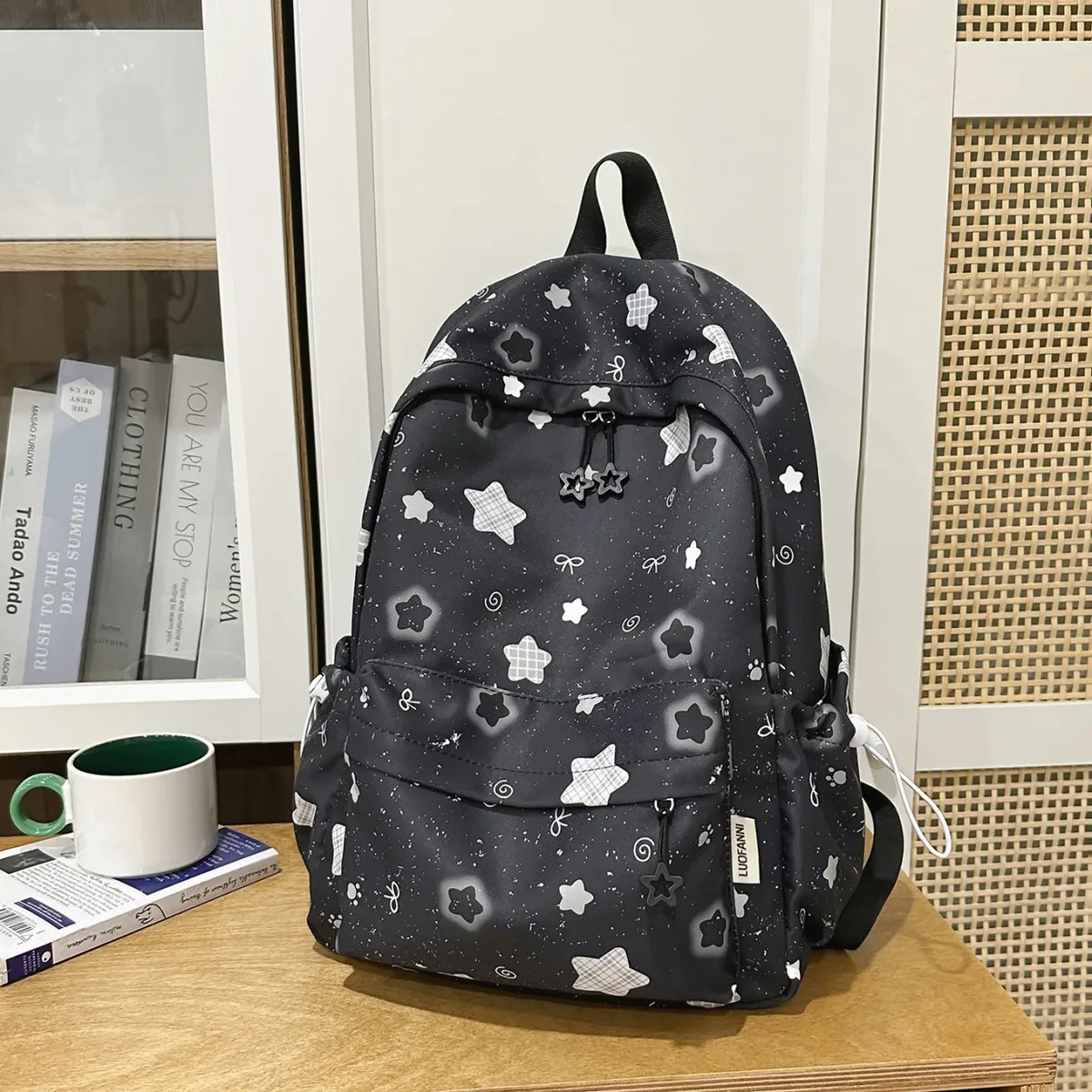 sac à dos scolaire de style coréen - sac à dos haut de gamme de niche avec grande capacité et design léger pour un portage sur les deux épaules