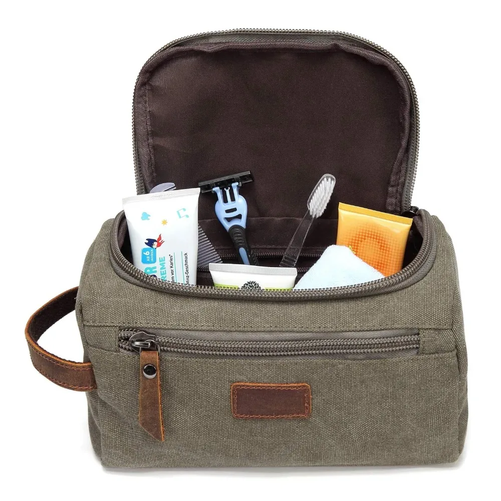 boîte de maquillage cosmétique étanche pour hommes, sac de voyage, organisateur en toile, grands nécessaire, trousse de vanité pour hommes, pochette de toilette de lavage