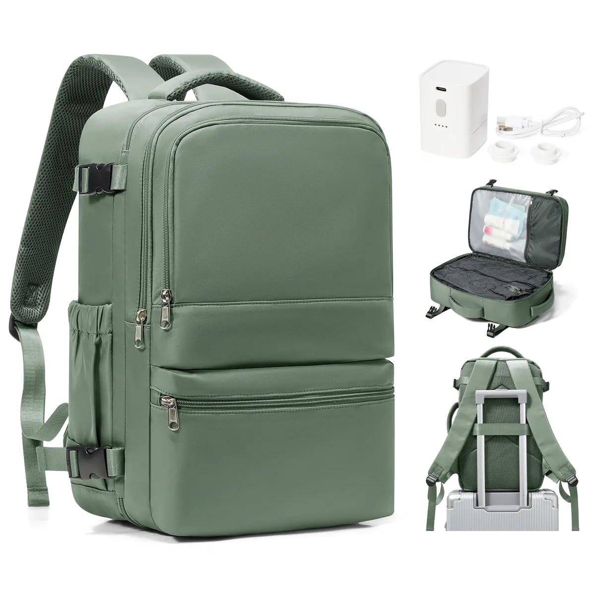 sac ryanair 40x30x20, sac à dos de voyage à compression sous vide, sac à main pour ordinateur portable, sac à dos de travail, sac à dos pour femmes et hommes